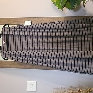 Sweate Knit Stripe LuLaRoe Joy Vest